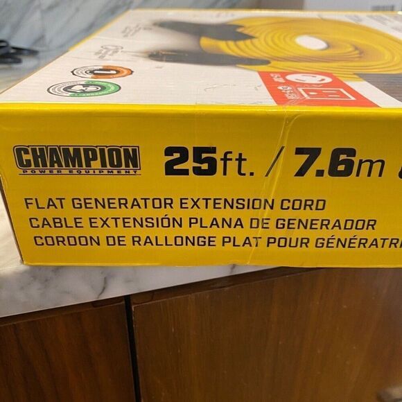 25 ft 30 Amp 125/250-Volt Duplex-Style Flat Generator Extension Cord… - Picture 4 of 6